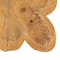 Hello Honey 17.5" Natural Scalloped Mango Wood Tray